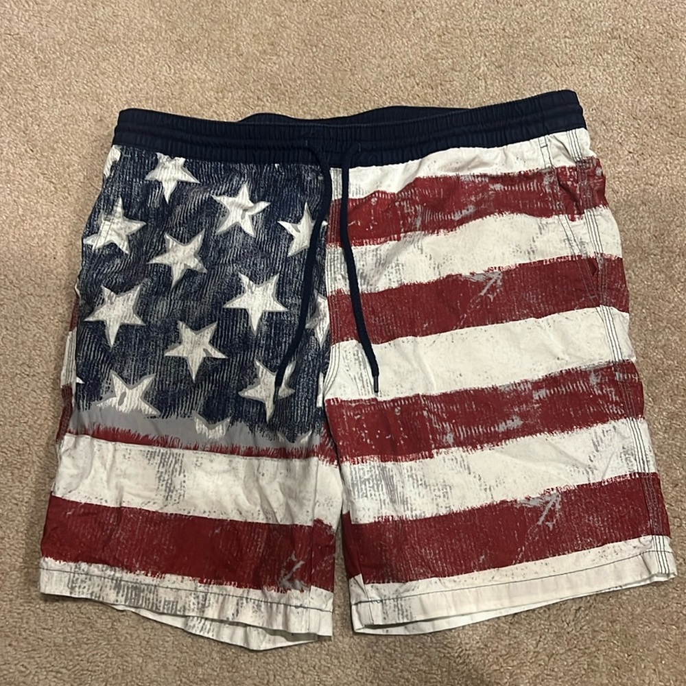Mossimo American Flag shorts/swim trunks